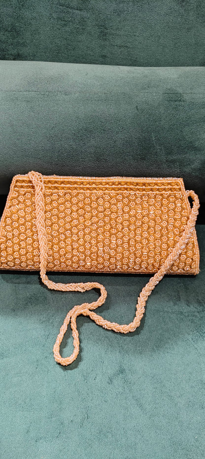 Golden Beads Clutch