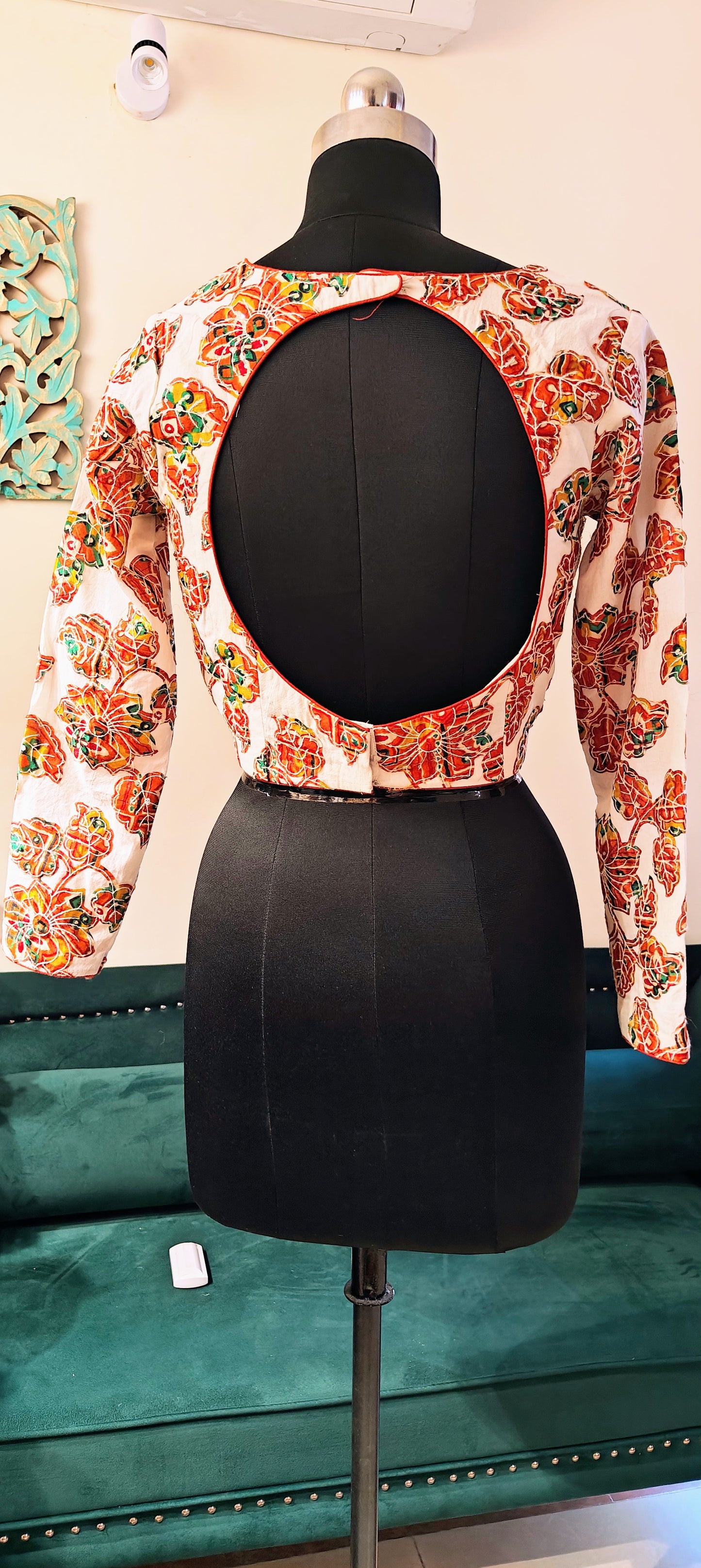 Exquisite Appliqué Designer Blouse