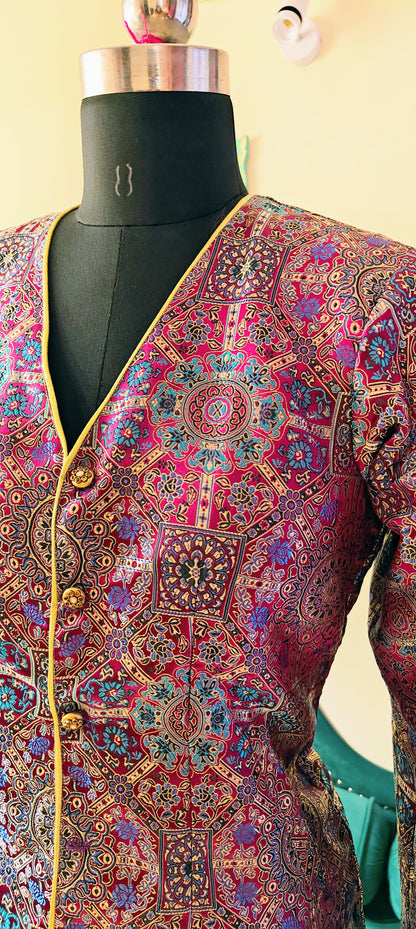 Brocade Jacket(Purple)